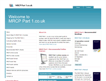 Tablet Screenshot of mrcppart1.co.uk